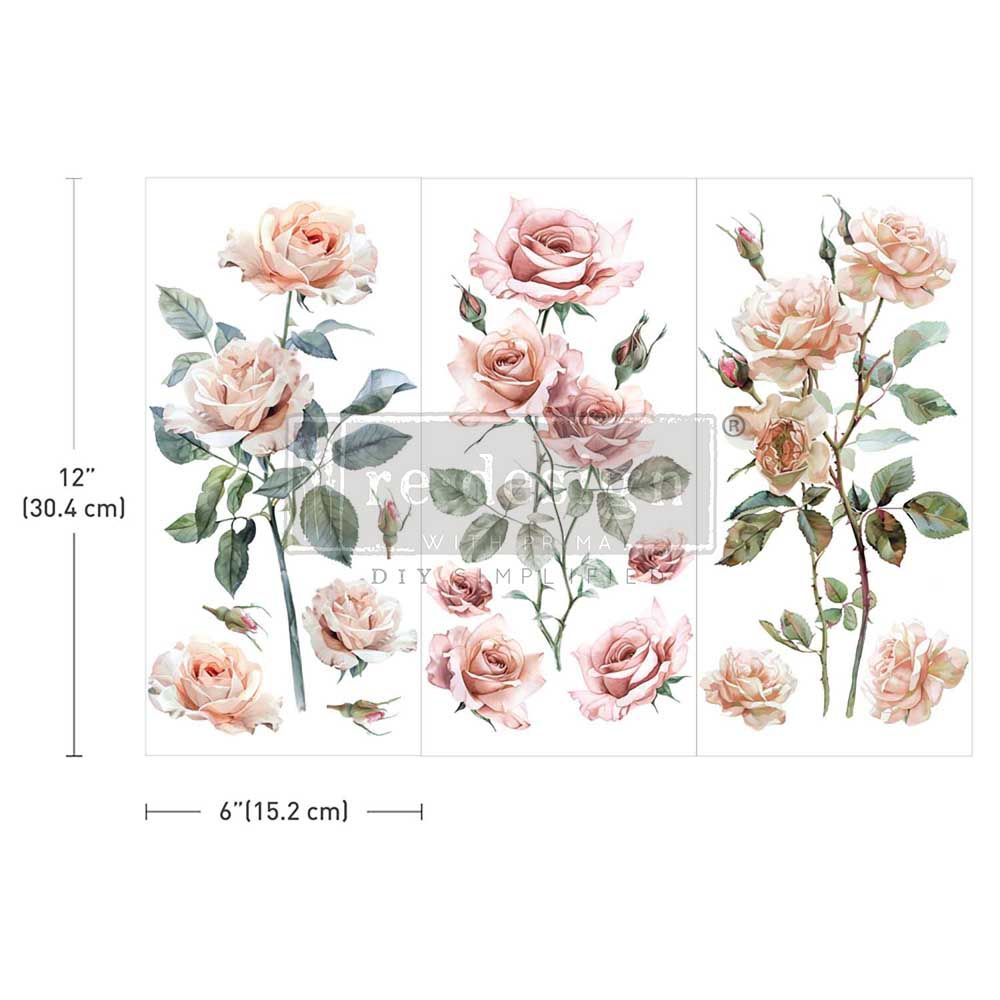Prima Marketing - Re-Design - Small Decor Transfers - Blush Symphony