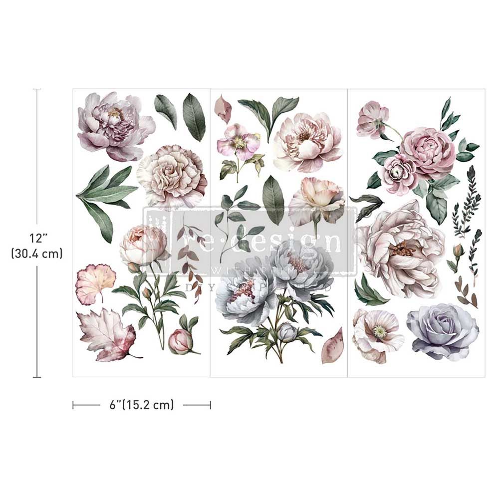 Prima Marketing - Re-Design - Small Decor Transfers - Blossom Breeze