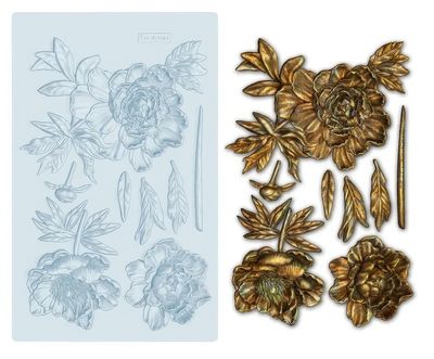 Prima Marketing - Re-Design - 5&quot;x10&quot; Silicone Mould - Wilderness Rose