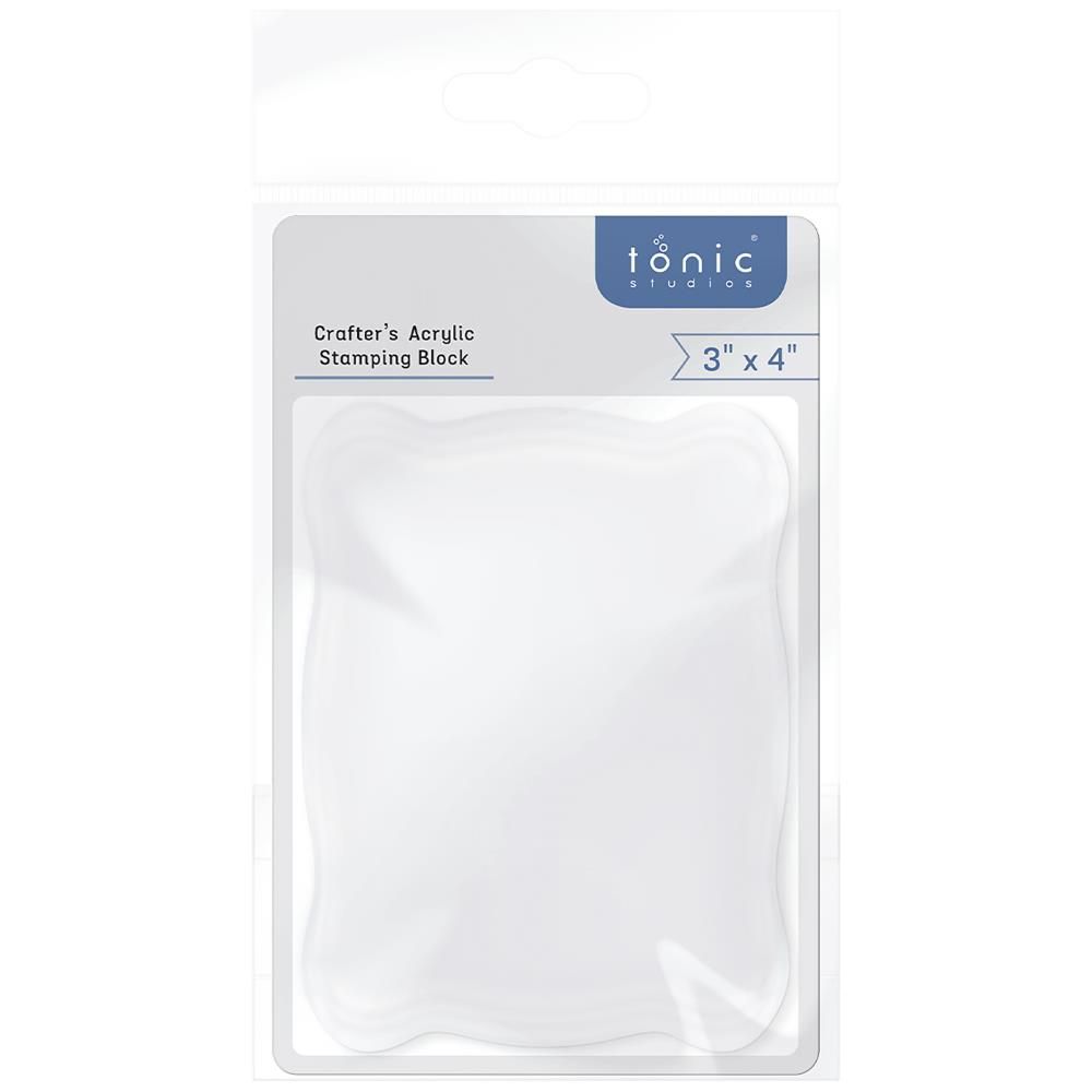 Tonic Studios - Acrylic Stamping Block - 3&quot; x 4&quot;
