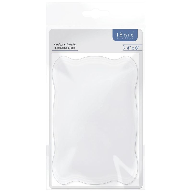 Tonic Studios - Acrylic Stamping Block - 4&quot; x 6&quot;