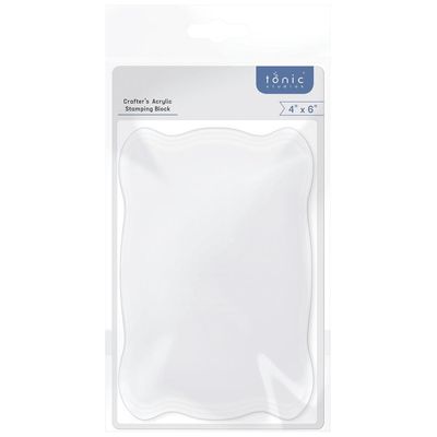 Tonic Studios - Acrylic Stamping Block - 4&quot; x 6&quot;