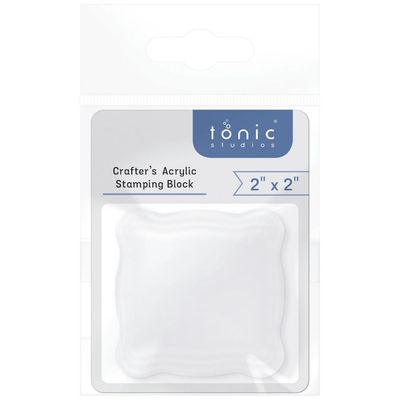 Tonic Studios - Acrylic Stamping Block - 2&quot; x 2&quot;