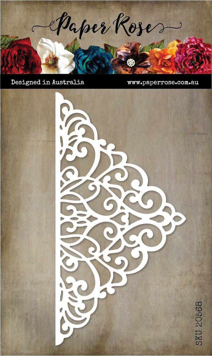 Paper Rose - Cutting Die - Decorative Corner 2