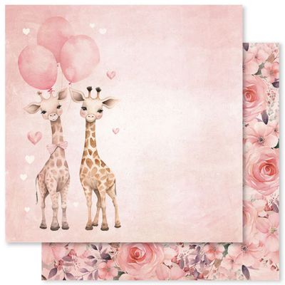 Paper Rose - Sweet Valentine - 12&quot;x12&quot; Double-Sided Paper - B