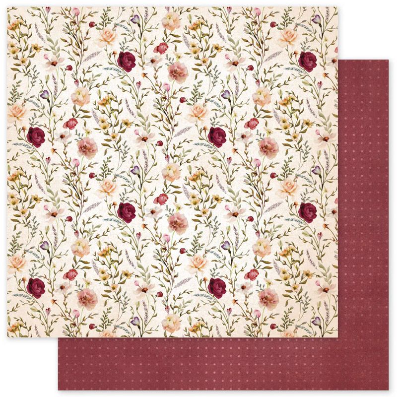 Paper Rose - Vintage Rose - 12&quot;x12&quot; Double-Sided Paper - B