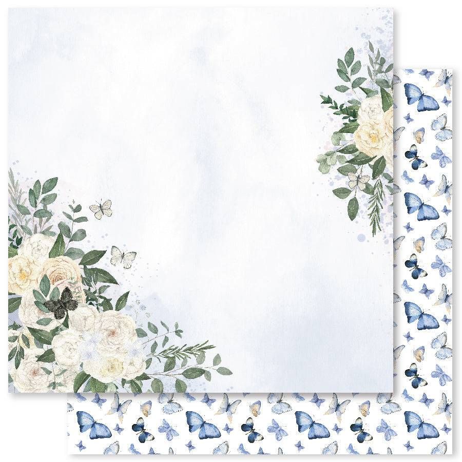 Paper Rose - Butterfly Garden - 12&quot;x12&quot; Double-Sided Paper - D