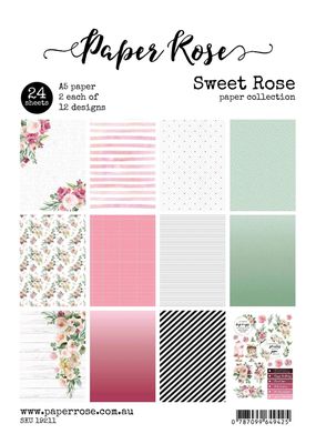 Paper Rose - A5 Paper Pack - Sweet Rose