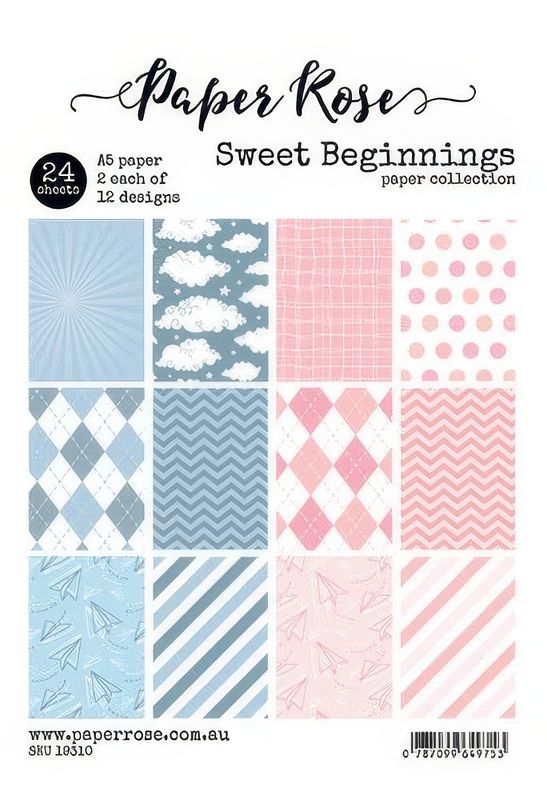 Paper Rose - A5 Paper Pack - Sweet Beginnings
