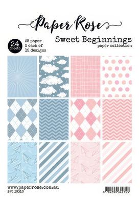 Paper Rose - A5 Paper Pack - Sweet Beginnings
