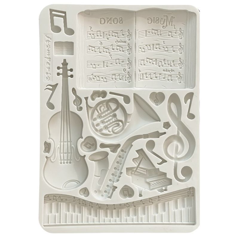 Stamperia - A5 Silicone Mould - Music