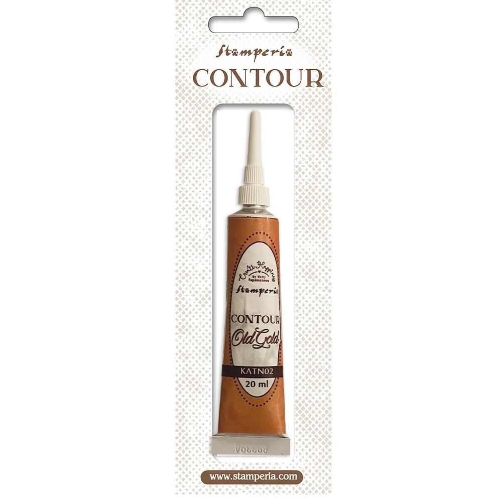 Stamperia - Create Happiness - Contour Liner - 20ml - Old Gold