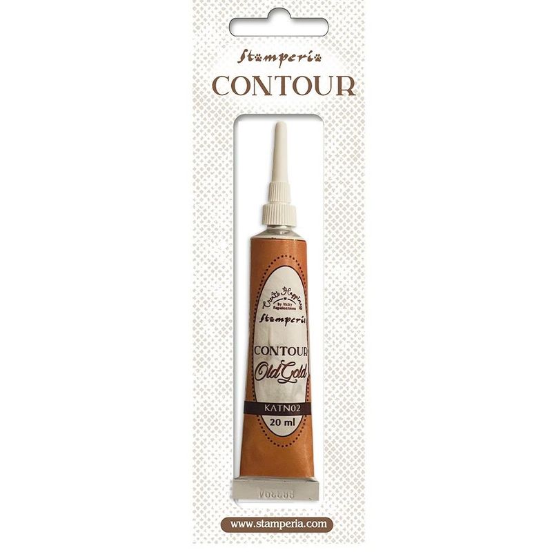 Stamperia - Create Happiness - Contour Liner - 20ml - Old Gold