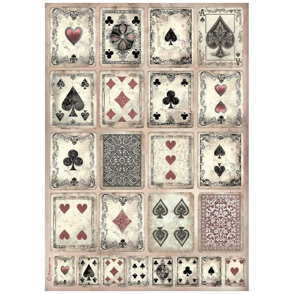 Stamperia - Master of Magic by Antonis Tzanidakis - A4 Rice Paper - Cards