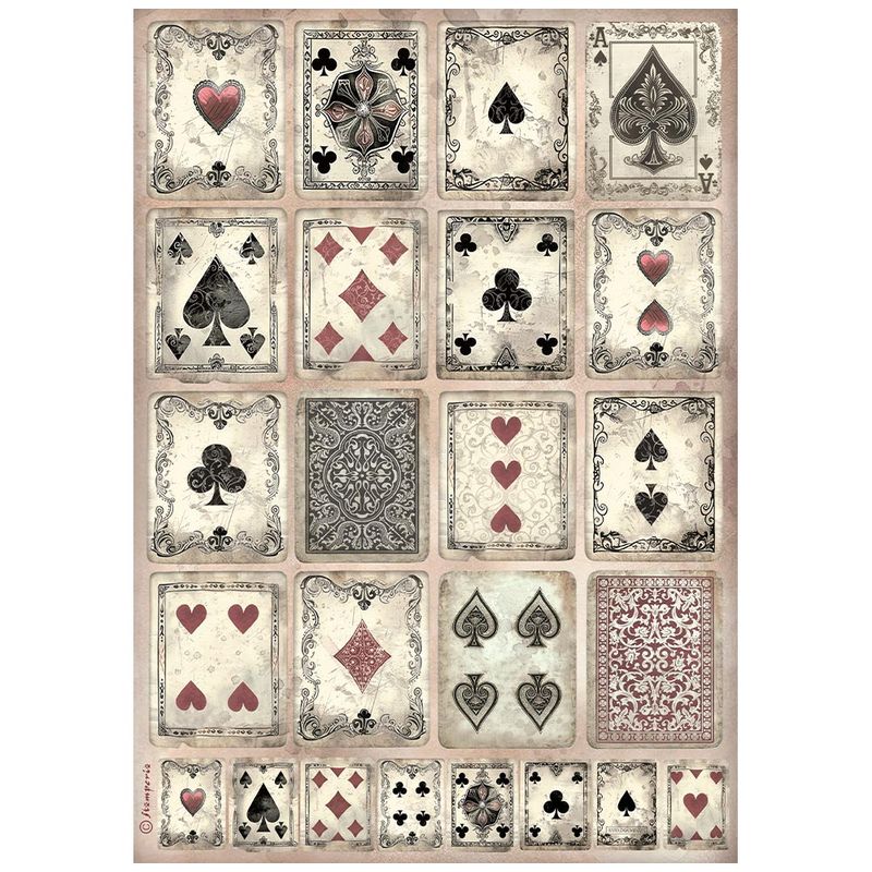 Stamperia - Master of Magic by Antonis Tzanidakis - A4 Rice Paper - Cards