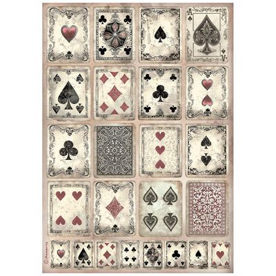 Stamperia - Master of Magic by Antonis Tzanidakis - A4 Rice Paper - Cards