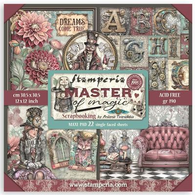 Stamperia - Master of Magic by Antonis Tzanidakis - 12&quot;x12&quot; Single-sided Paper Pad
