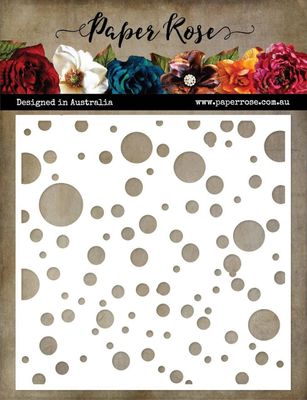 Paper Rose - 6&quot;x6&quot; Stencils - Bubbles