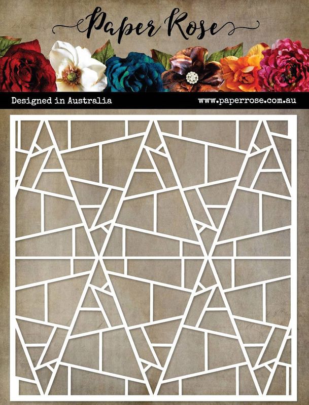Paper Rose - 6"x6" Stencils - Abstract Trees