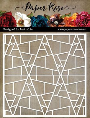 Paper Rose - 6&quot;x6&quot; Stencils - Abstract Trees