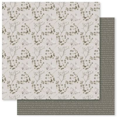 Paper Rose - 12&quot;x12&quot; Double-sided Paper - Forever - E