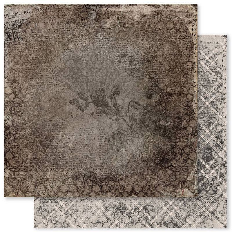 Paper Rose - 12&quot;x12&quot; Double-sided Paper - Amberley Grove - F