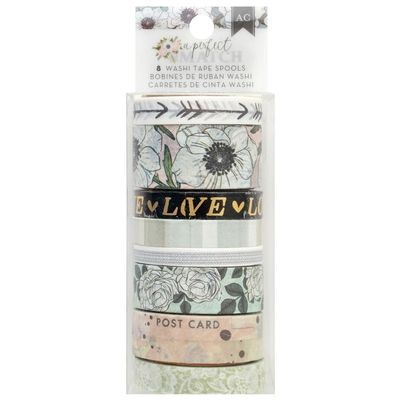 American Crafts - Washi Tape - 8 Pk - A Perfect Match