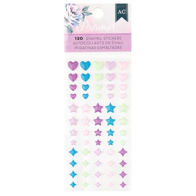 American Crafts - 120 Enamel Dots - Dreamer