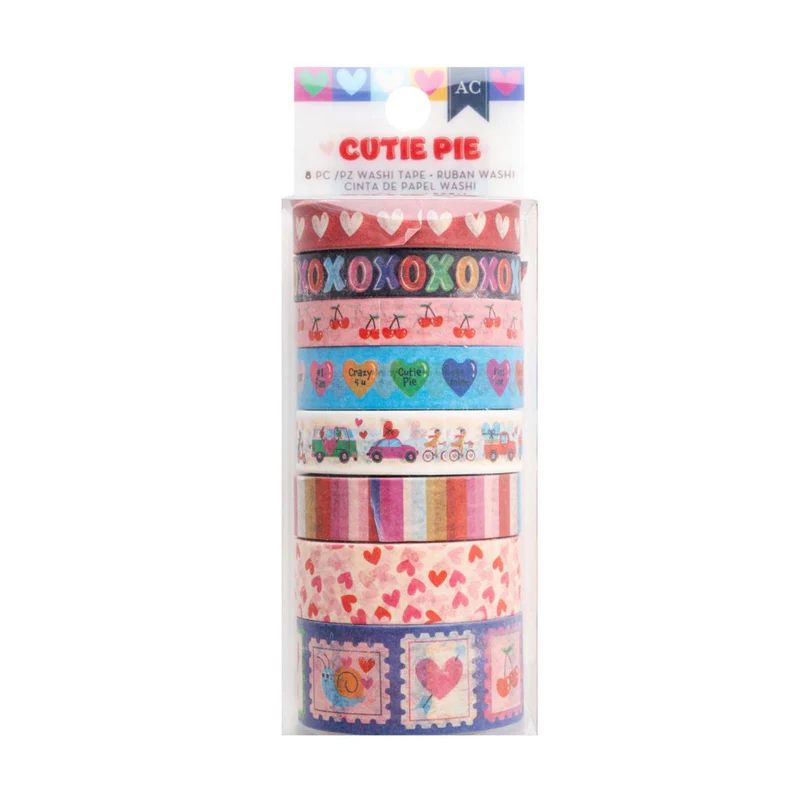 American Crafts - Washi Tape - 8 Pk - Cutie Pie