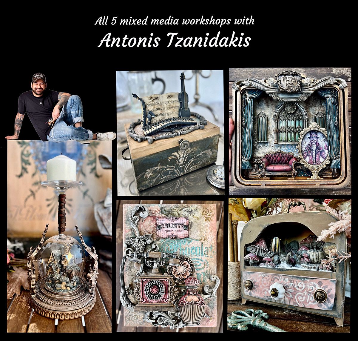 Antonis Tzanidakis - Workshop - All 5 Workshops - 4-6 July 2025