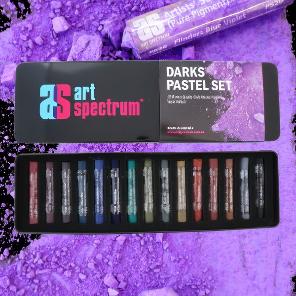 Art Spectrum - Round Soft Pastels - Set 15 - Darks