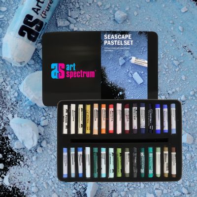 Art Spectrum - Round Soft Pastels - Set 30 - Seascape