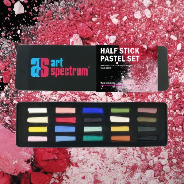 Art Spectrum - Round Soft Pastels - 1/2 Sticks - Set 20
