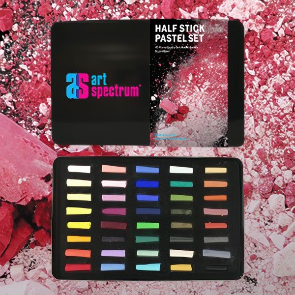 Art Spectrum - Round Soft Pastels - 1/2 Sticks - Set 40