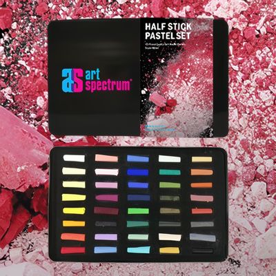 Art Spectrum - Round Soft Pastels - 1/2 Sticks - Set 40