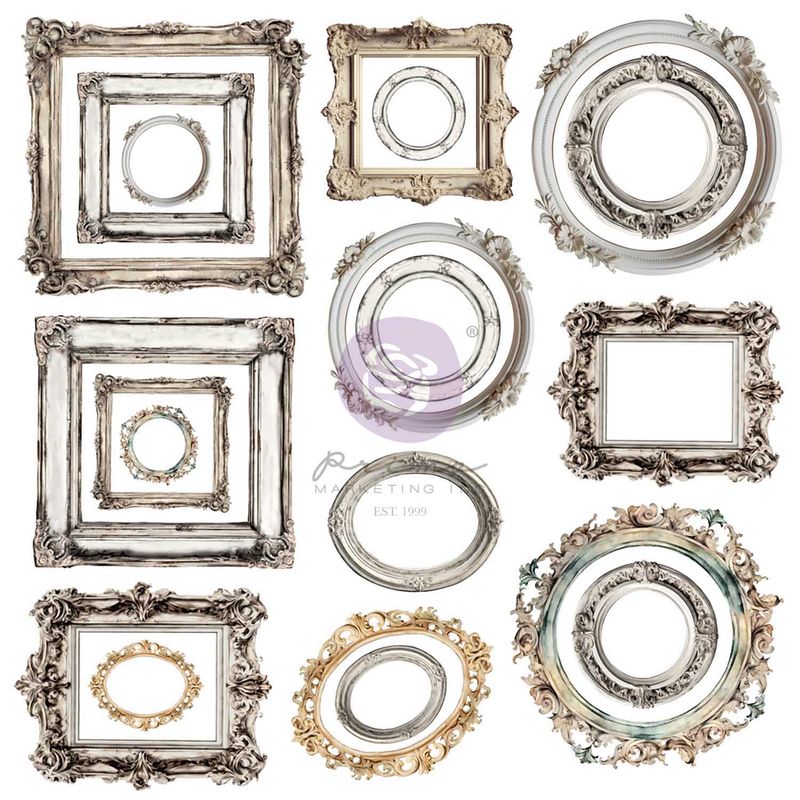 Prima Marketing - Return to Wonderland - Ephemera - Vintage Frames
