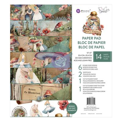 Prima Marketing - Return to Wonderland - 12&quot;x12&quot; Paper Pad