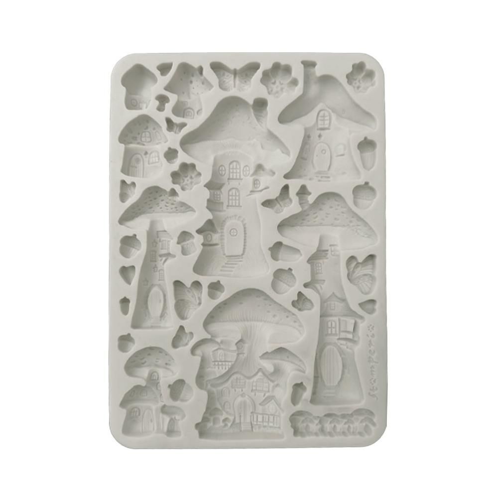 Stamperia - Hidden Grove - A5 Silicone mould - Mushroom House