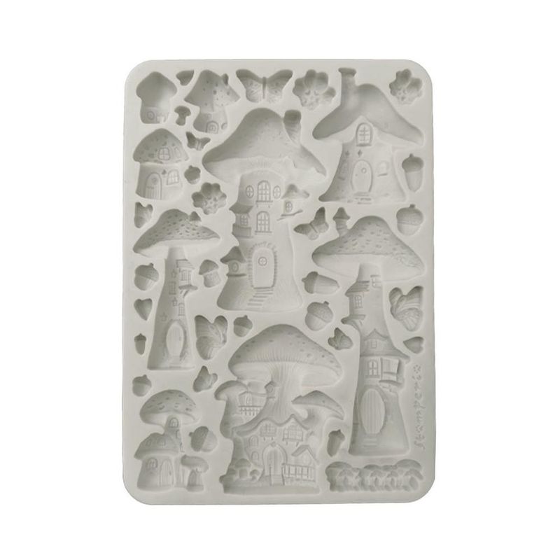 Stamperia - Hidden Grove - A5 Silicone mould - Mushroom House