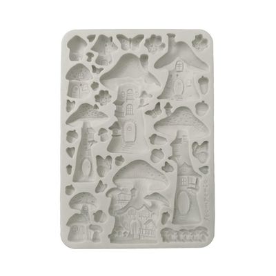 Stamperia - Hidden Grove - A5 Silicone mould - Mushroom House