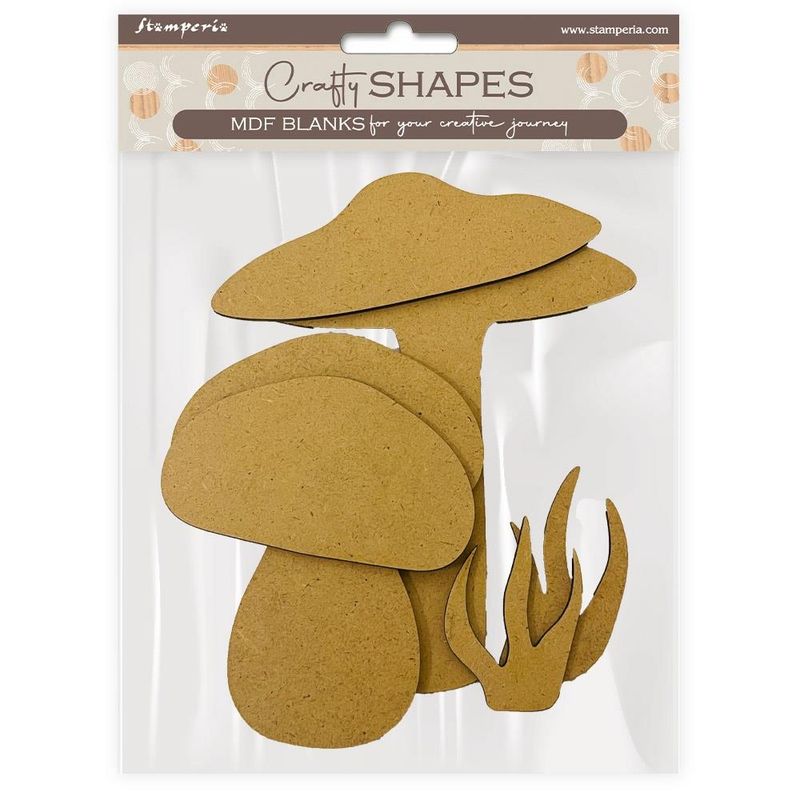 Stamperia - Hidden Grove - Crafty Shapes - Mushrooms
