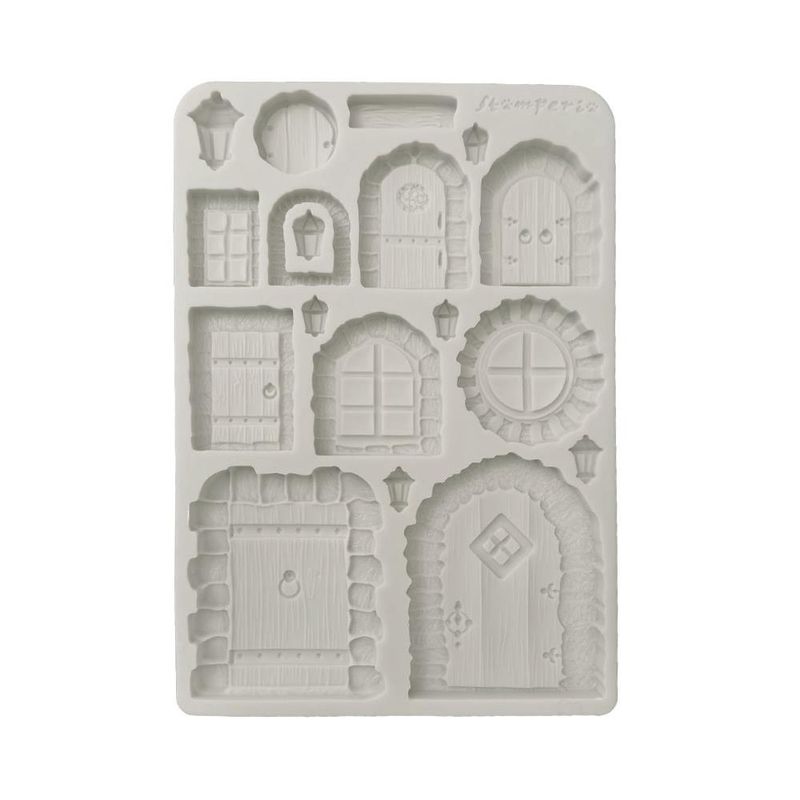Stamperia - Hidden Grove - A5 Silicone mould - Door and Window