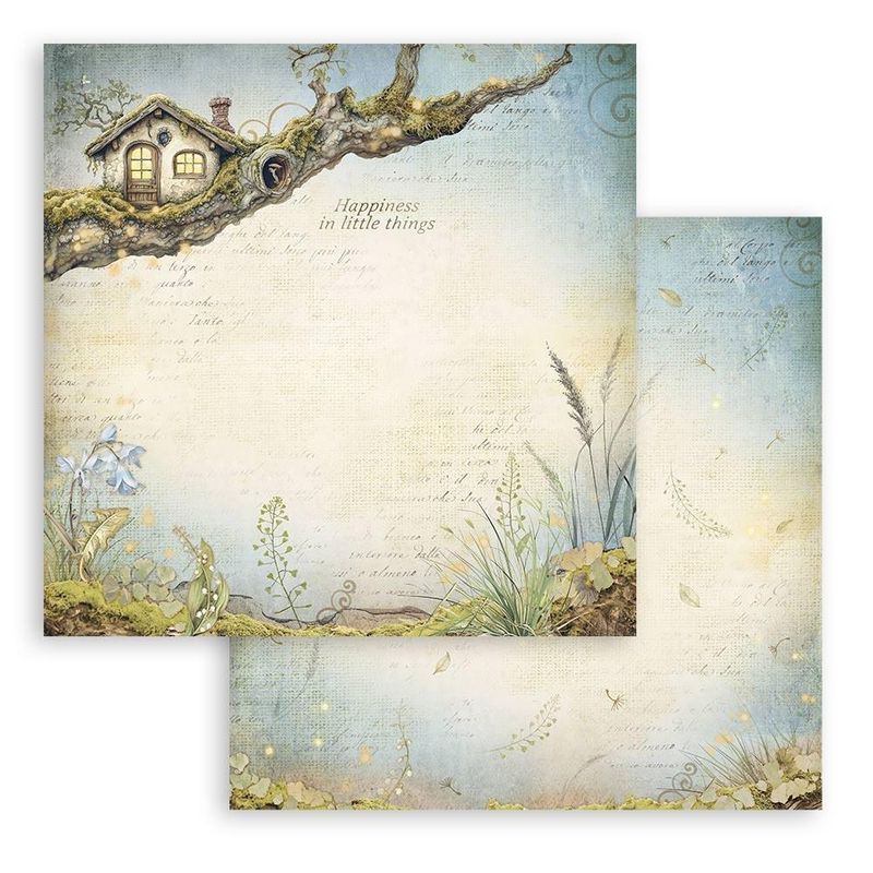 Stamperia - Hidden Grove - 12&quot;x12&quot; Double-sided Paper - Treehouse