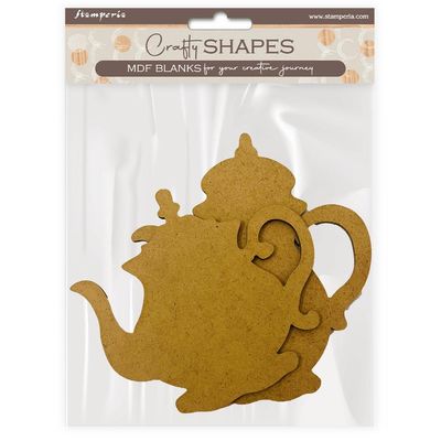 Stamperia - House of Roses - Crafty Shapes - Teapot