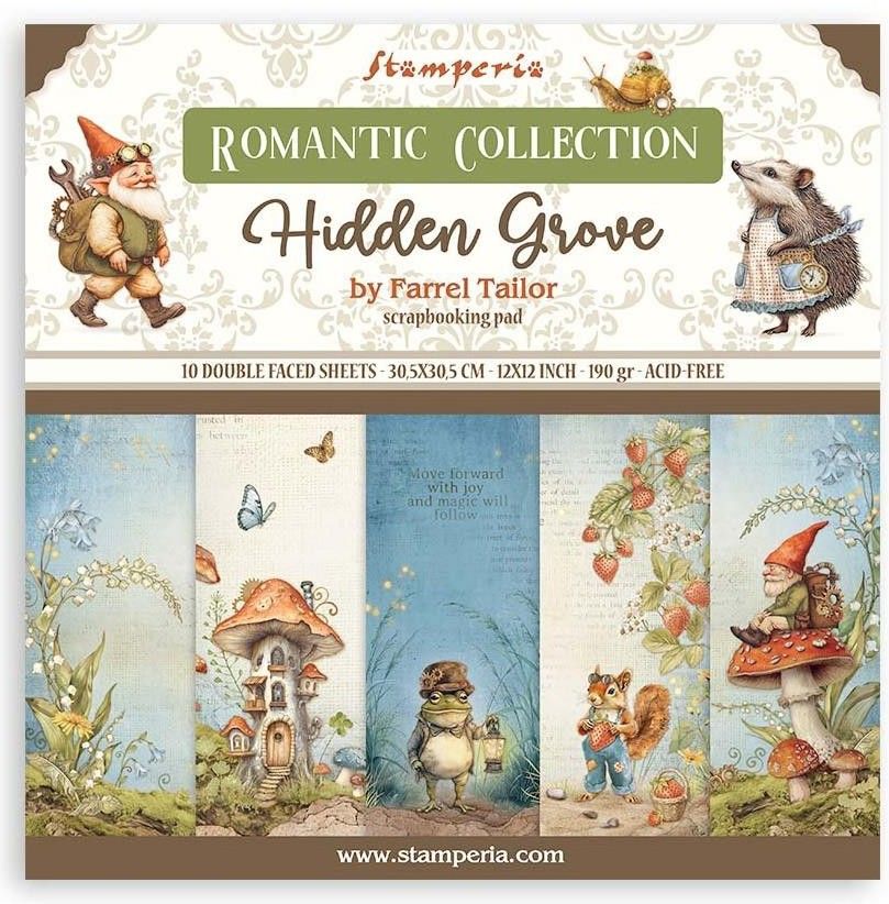 Stamperia - Hidden Grove - 12&quot;x12&quot; Double-sided Paper Pad