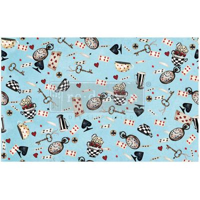 Prima Market - Re-Design - Decoupage Tissue Paper - 19&quot;x30&quot; - Wonderland Whimsy