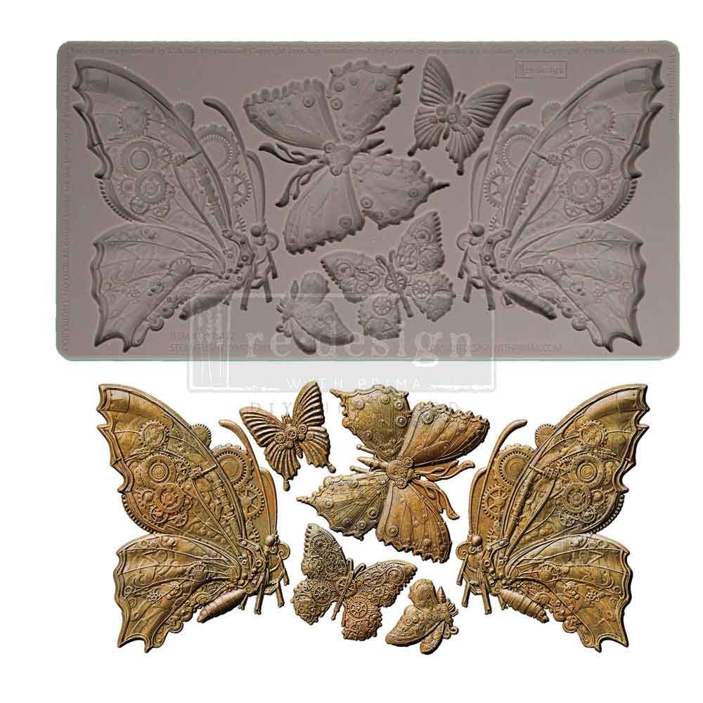 Prima Marketing - Finnabair Décor Mould - 5&quot;x10&quot; - Steamflight Symphony