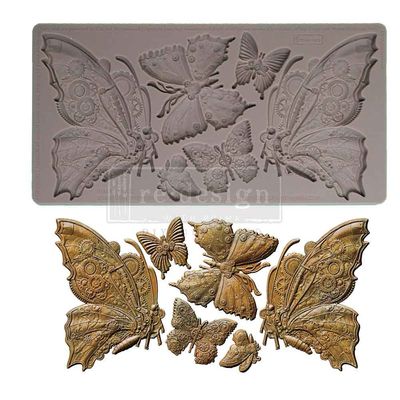 Prima Marketing - Finnabair Décor Mould - 5&quot;x10&quot; - Steamflight Symphony