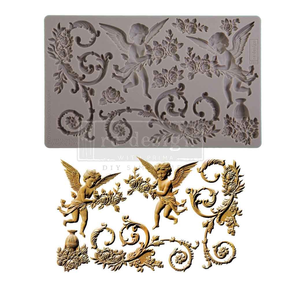 Prima Marketing - Finnabair Décor Mould - 5"x8" - Angelic Aura