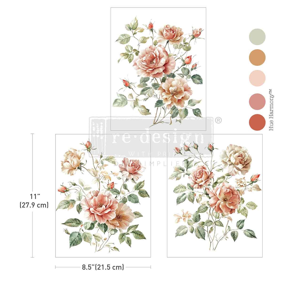 Prima Marketing - Re-Design - Middy Décor Transfers - Gently Symphony